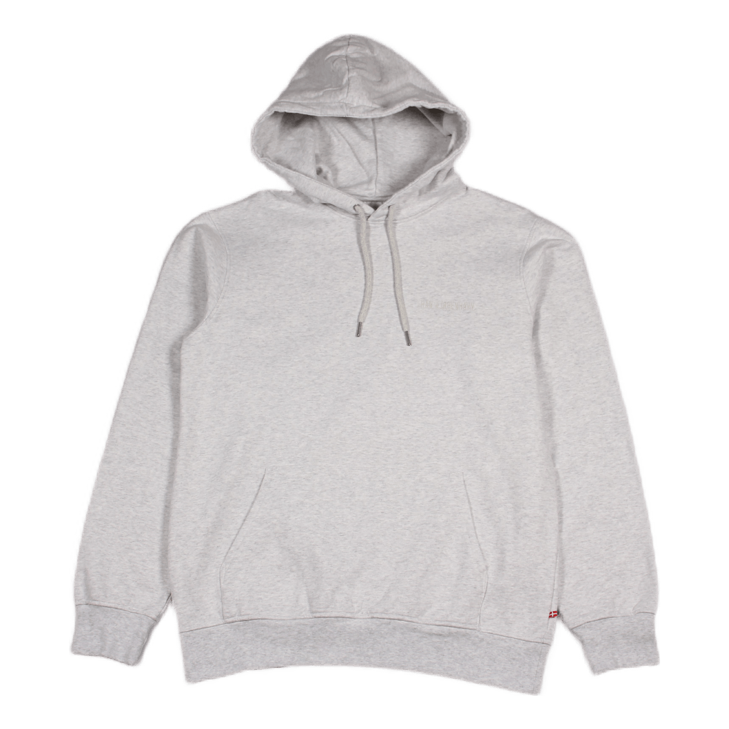 Casual Hoodie Light Grey Melange Logo