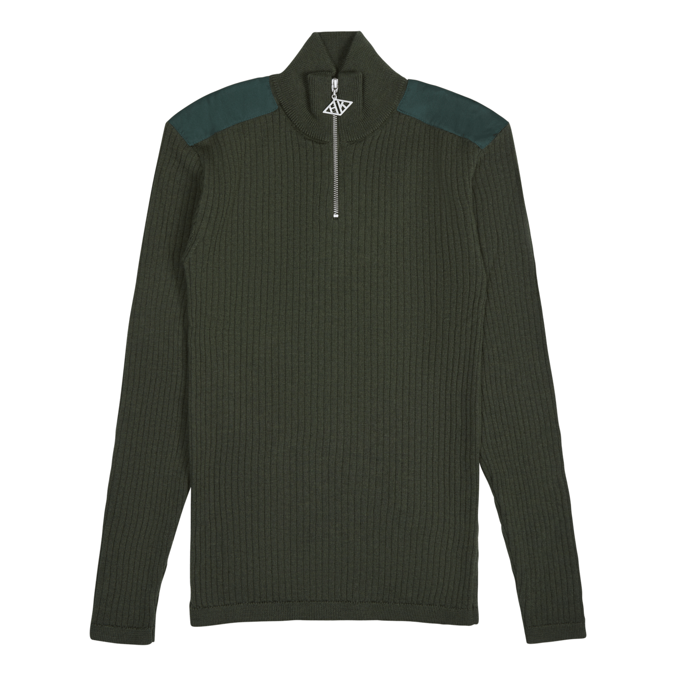 Zip Turtleneck Army Green
