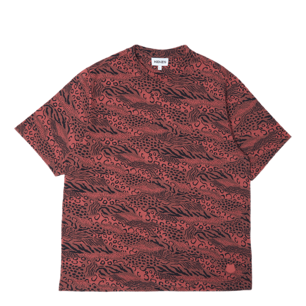 Print Skate T-shirt Dark Rose