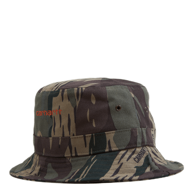 Script Bucket Hat Cotton Canva Camo Unite / Copperton
