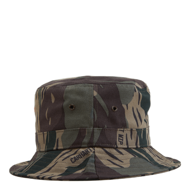 Script Bucket Hat Cotton Canva Camo Unite / Copperton