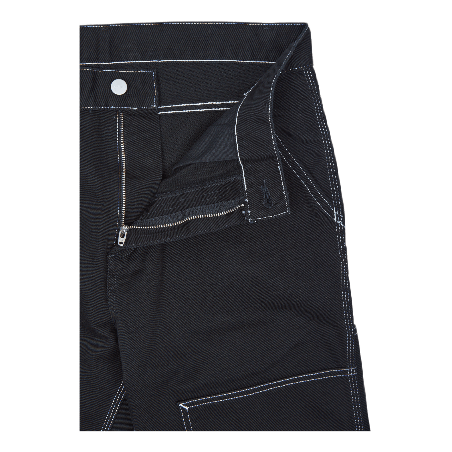 Double Front Pant Cotton Altad Black