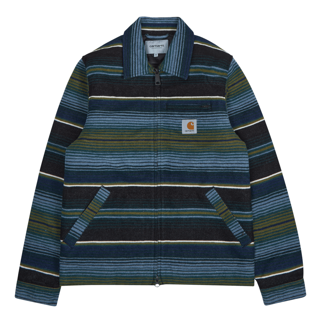 Detroit Tuscon Jacket 65/30/5% Tuscon Stripe, Black