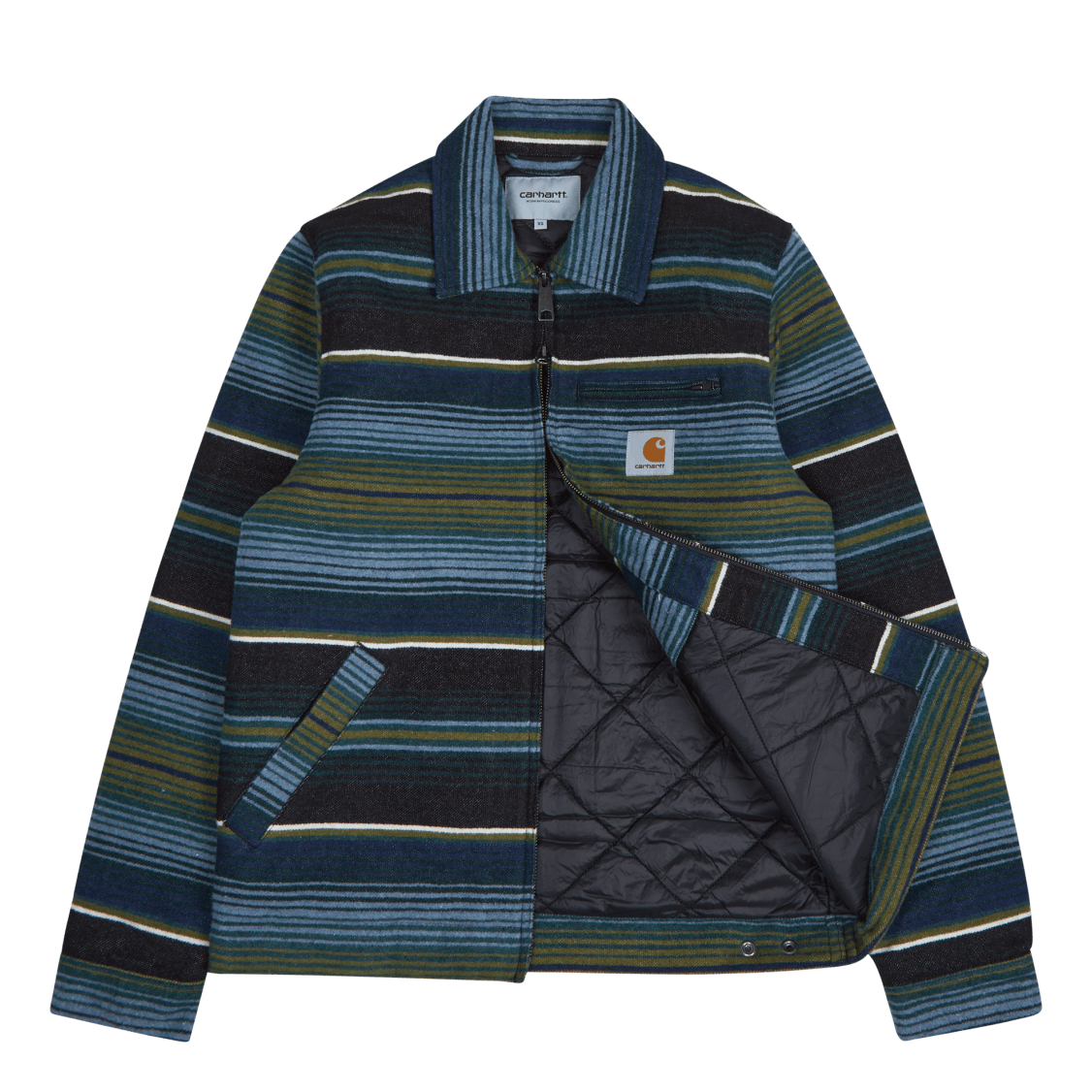 Detroit Tuscon Jacket 65/30/5% Tuscon Stripe, Black