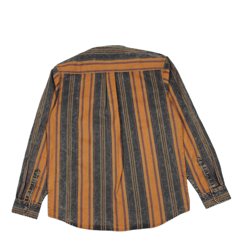 L/s Maynard Shirt 100% Cotton Tawny / Dark Navy