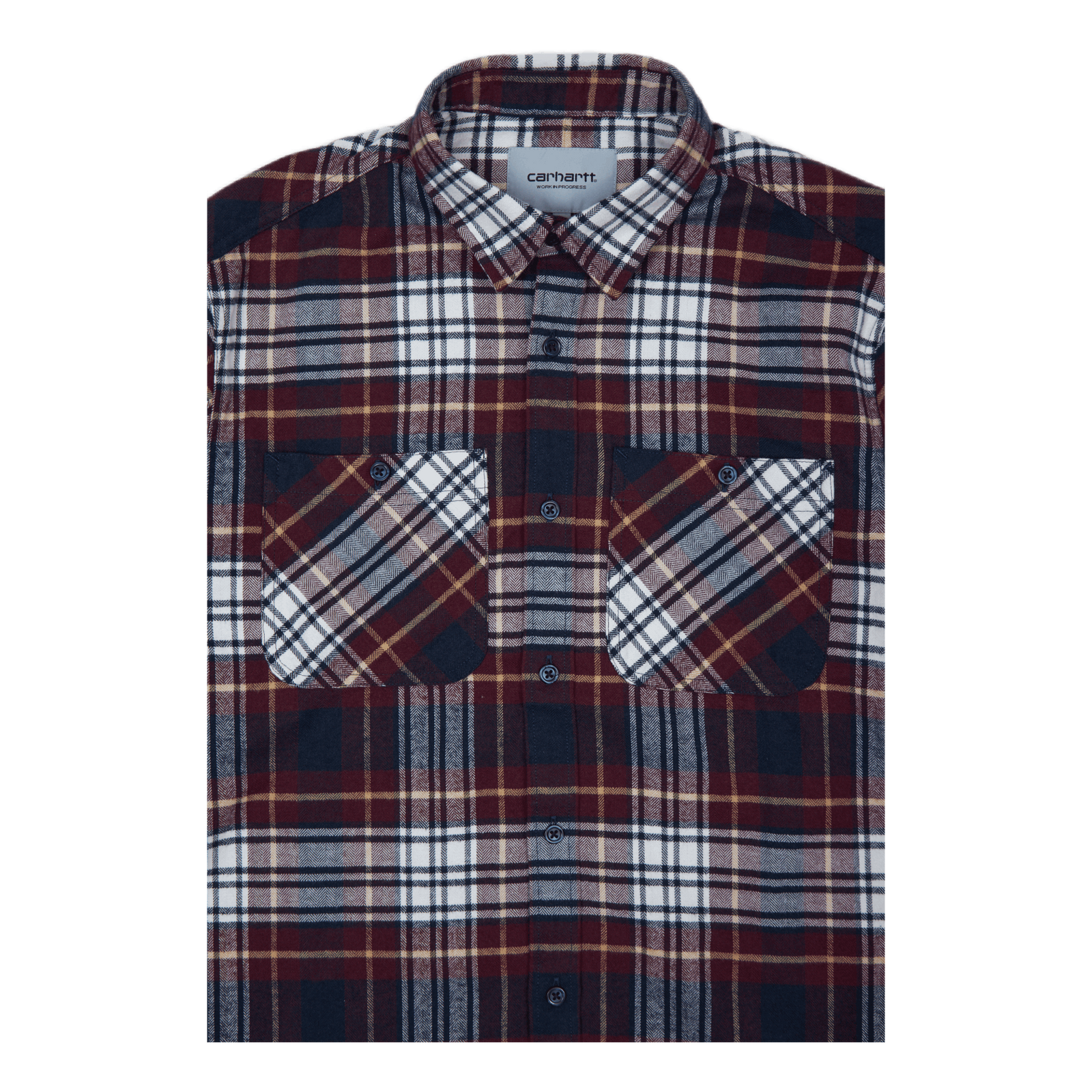 L/s Dunbar Shirt 100% Cotton H Dunbar Check, Wine