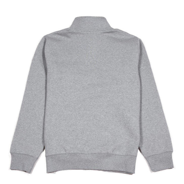 Chase Neck Zip Sweat Cotton/po Grey Heather / Gold