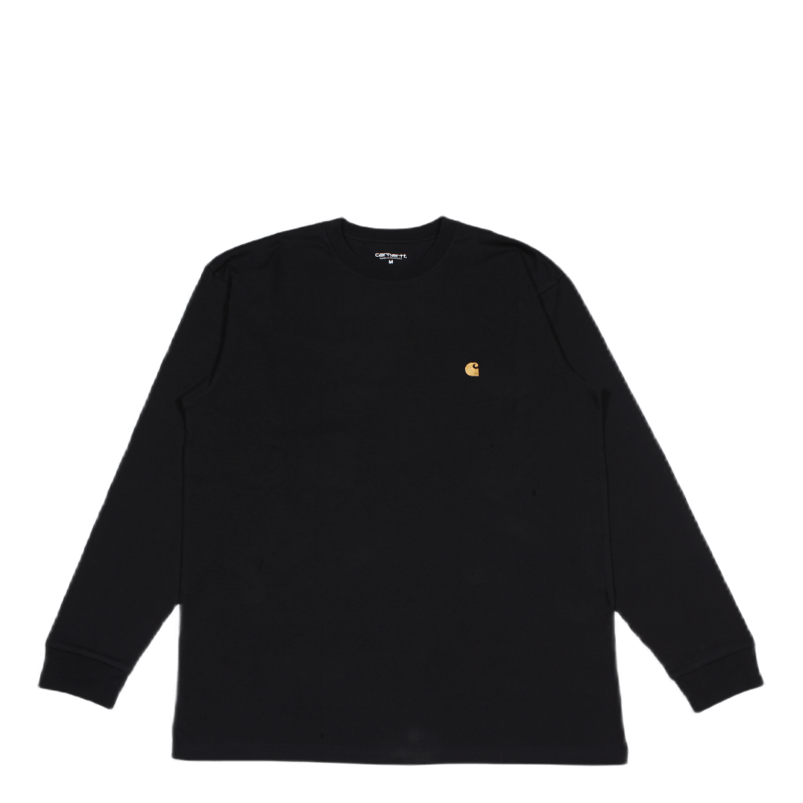L/s Chase T-shirt 100% Cotton Black / Gold
