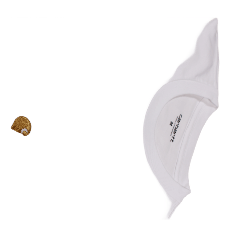 L/s Chase T-shirt 100% Cotton White / Gold