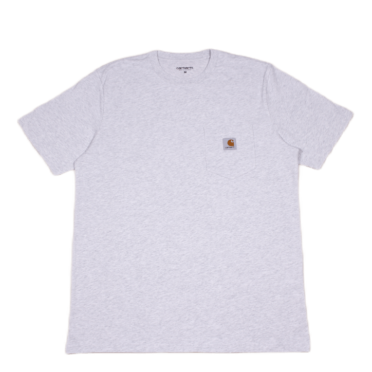 S/s Pocket T-shirt Cotton Sing Ash Heather