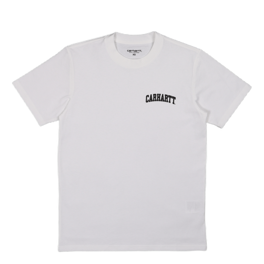 S/s University Script T-shirt White / Black