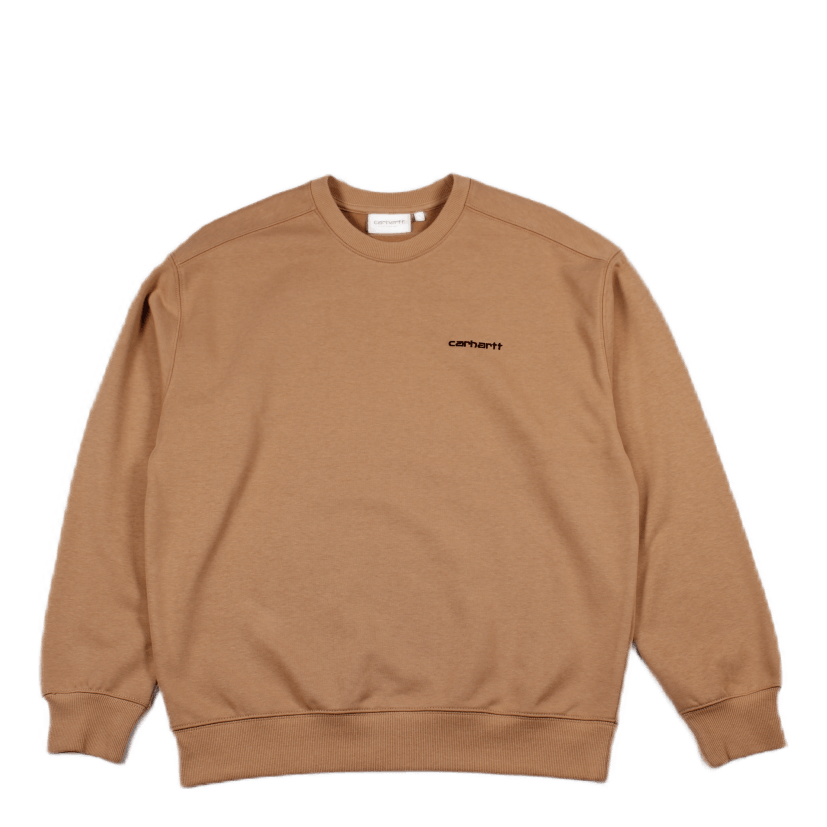 W' Script Embroidery Sweat 57/ Sediment / Black