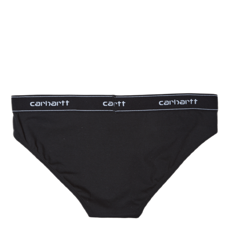 W' Script Brief 93/7% Cotton/e Black / White