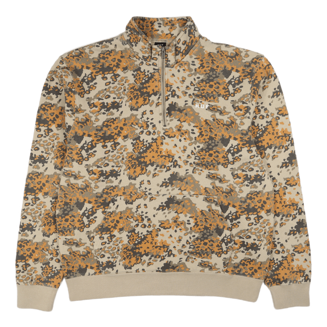 Contra 1/4 Zip Fleece Tan Camo