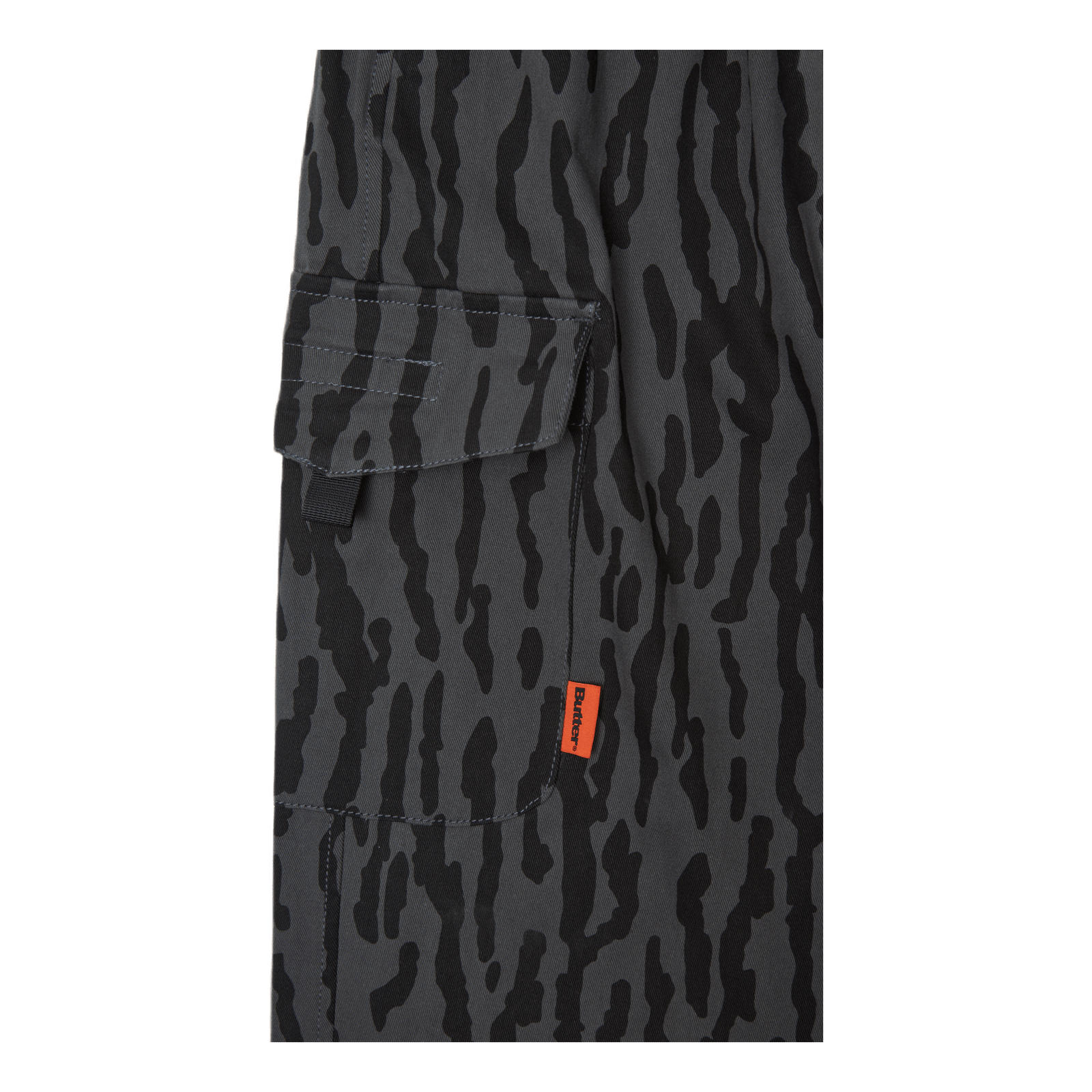 Bark Camo Cargo Pants Black
