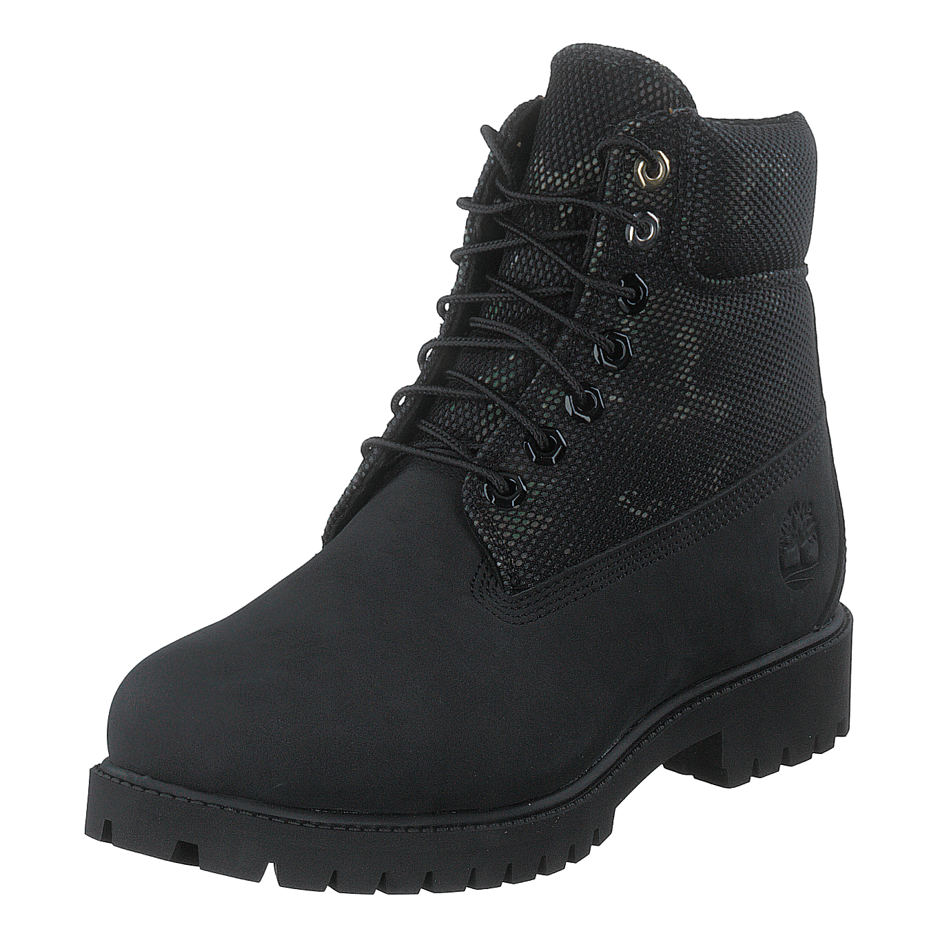 6" Heritage Textile Quarter Wp Black