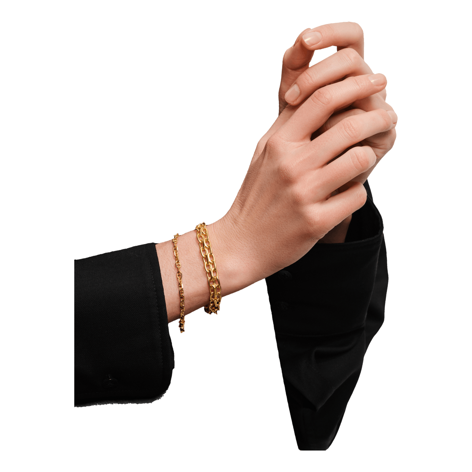 Cable Bracelet Gold 925 Sterling Silver / 9k Gold