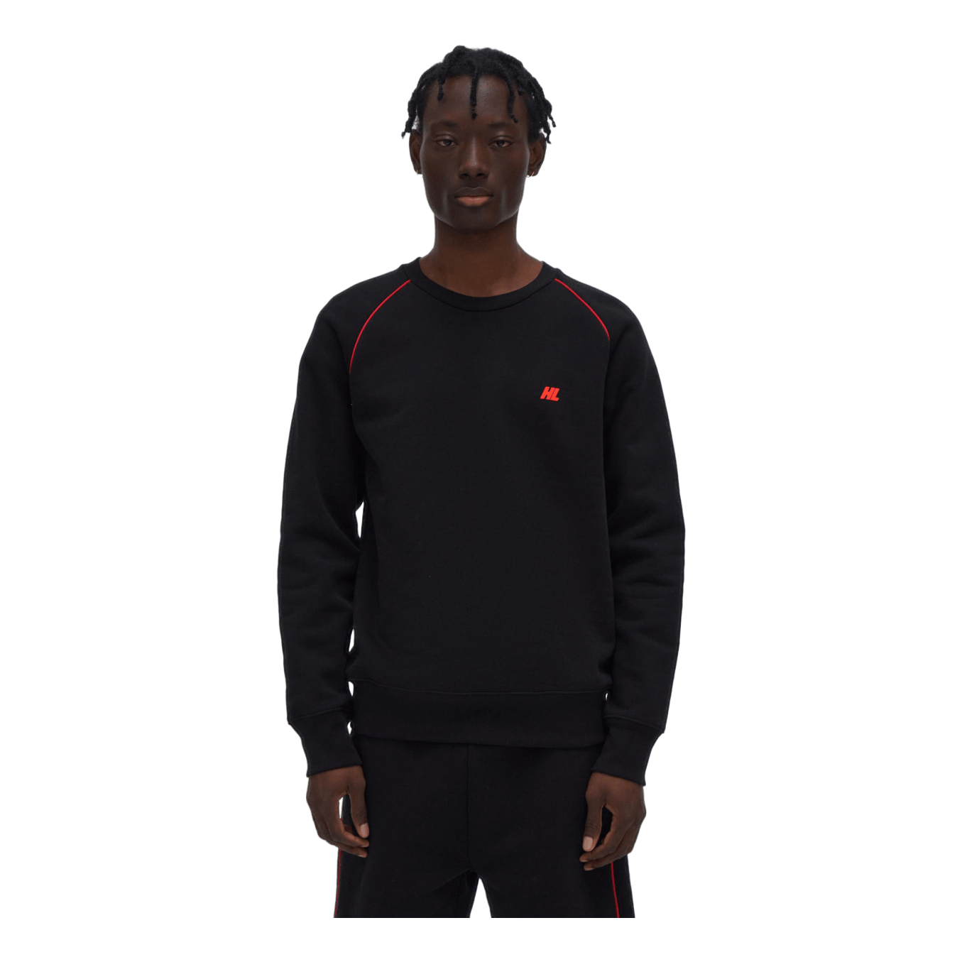 Piping Long Slv.inte Black