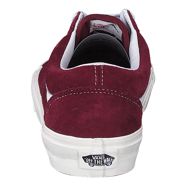 Ua Old Skool (pig Suede)pomegrntsnwwht