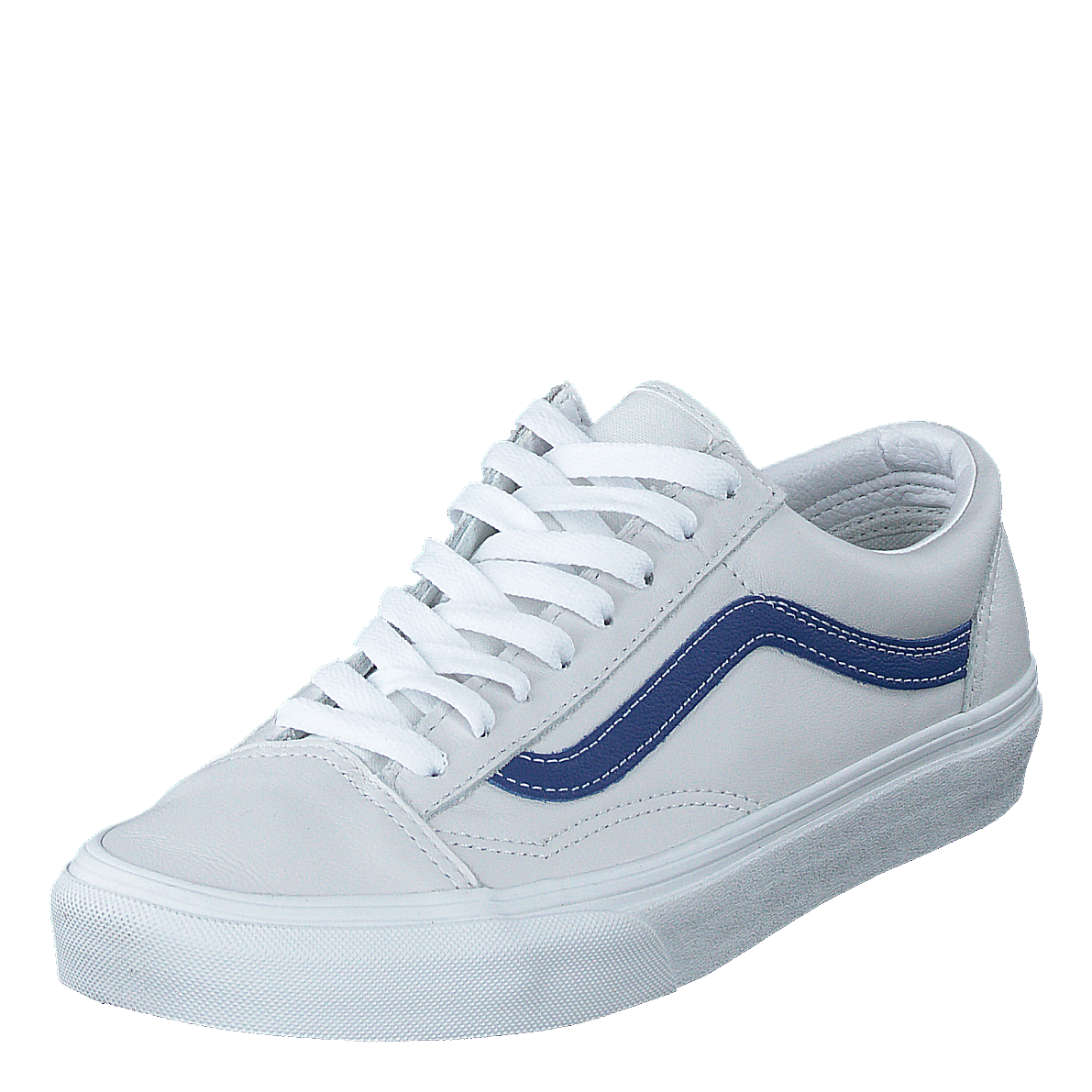 Ua Style 36 (leather Pop)tr Bl/tr Wht