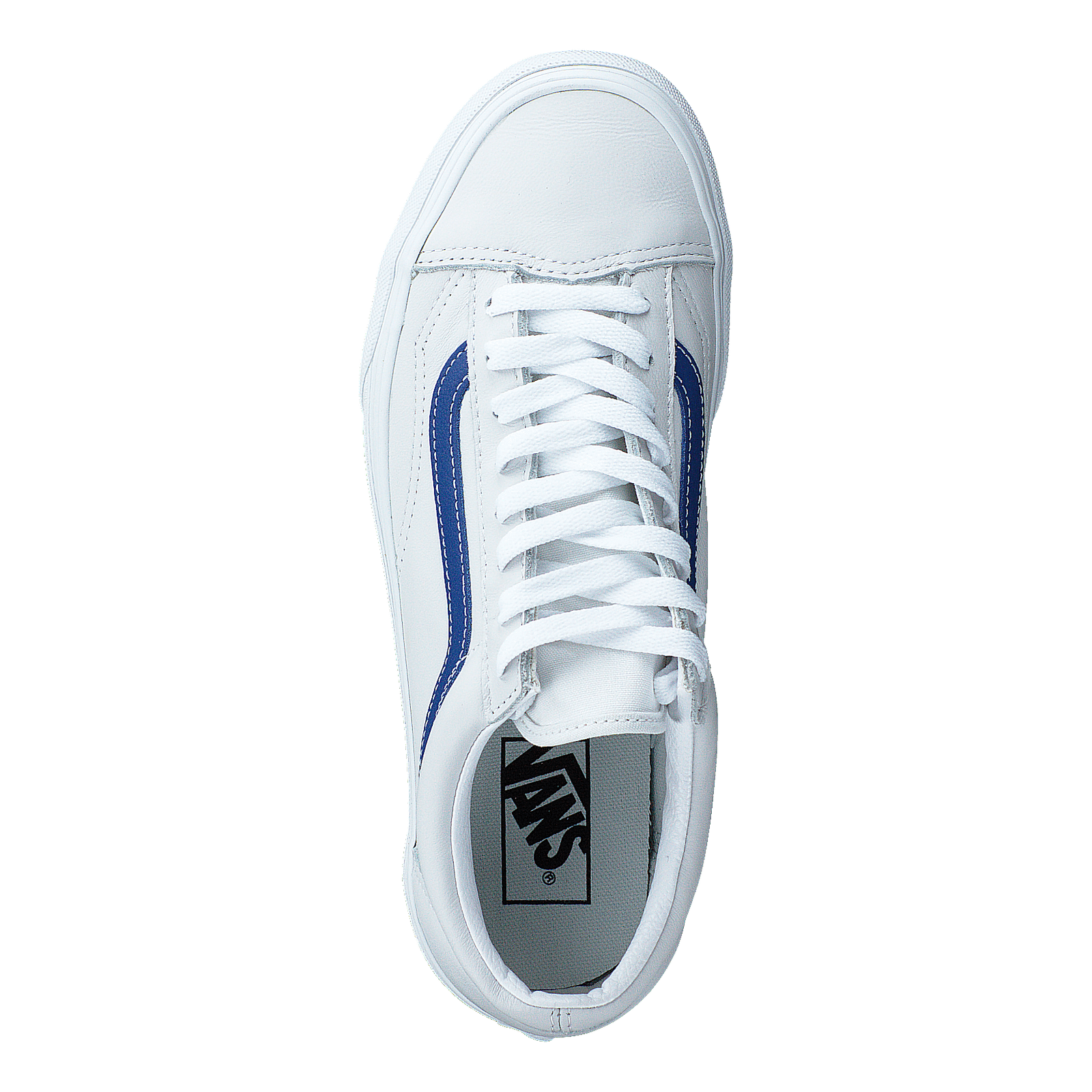 Ua Style 36 (leather Pop)tr Bl/tr Wht