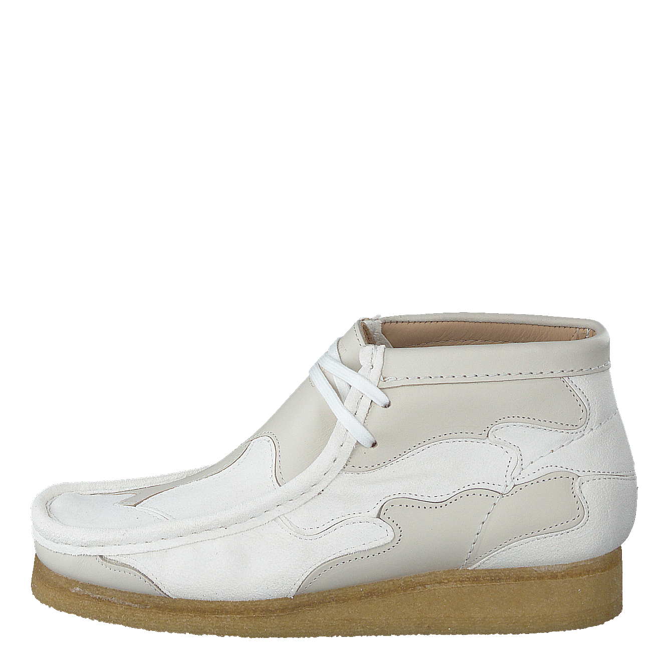 Wallabee Patch White Combi