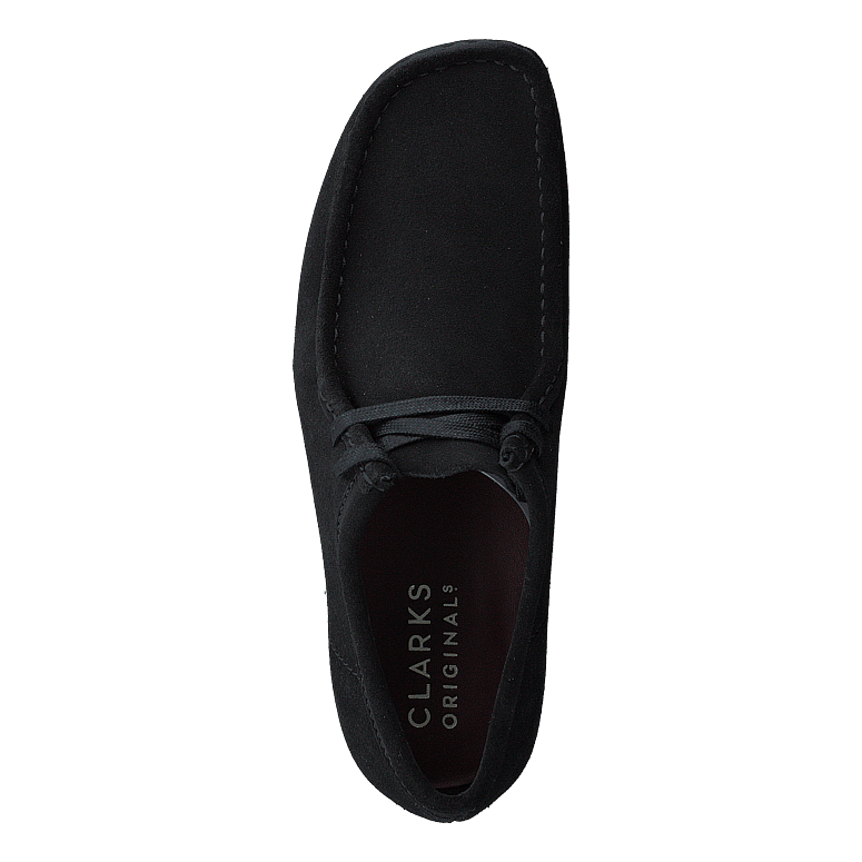 Wallabee Black Suede