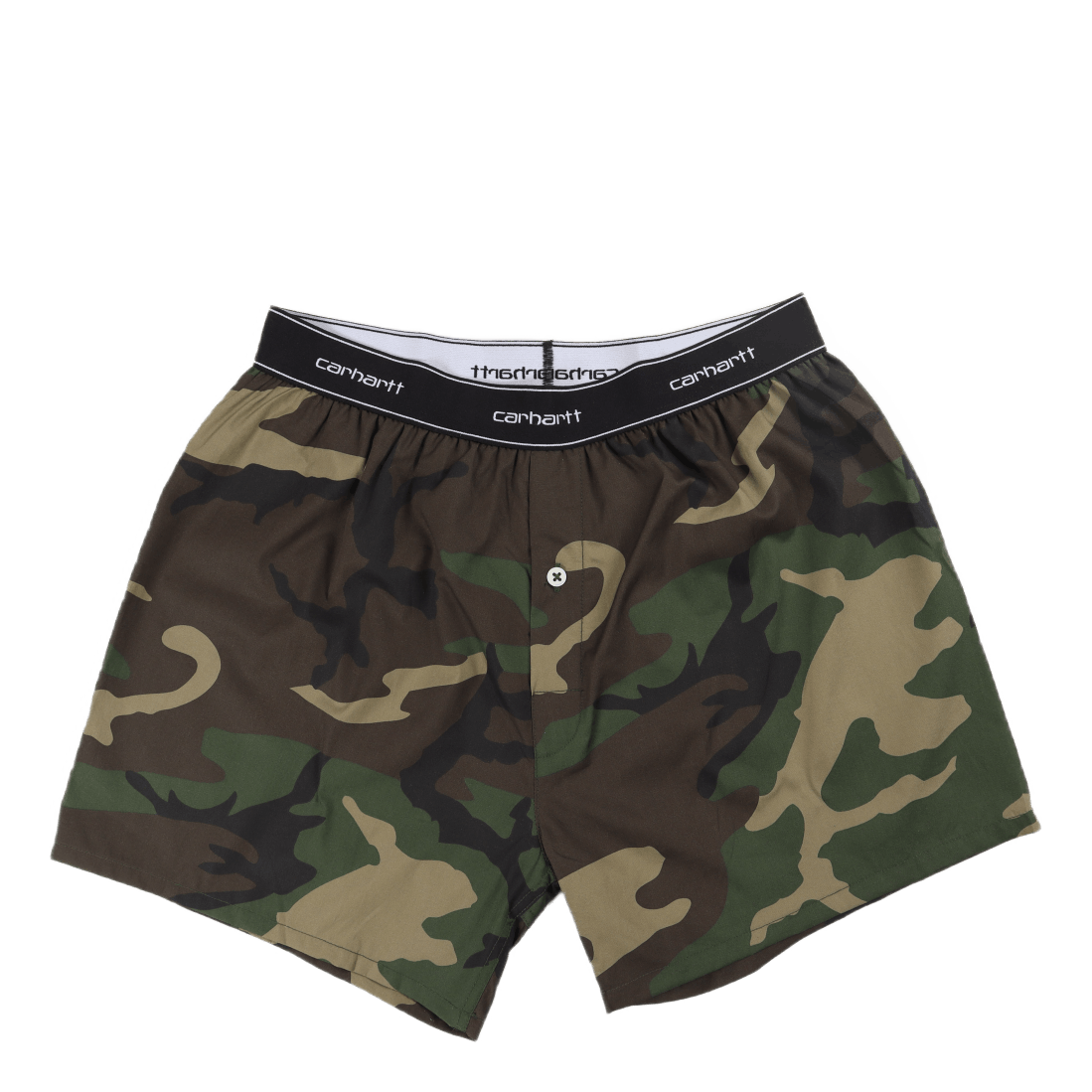Cotton Script Boxers Camo Laurel