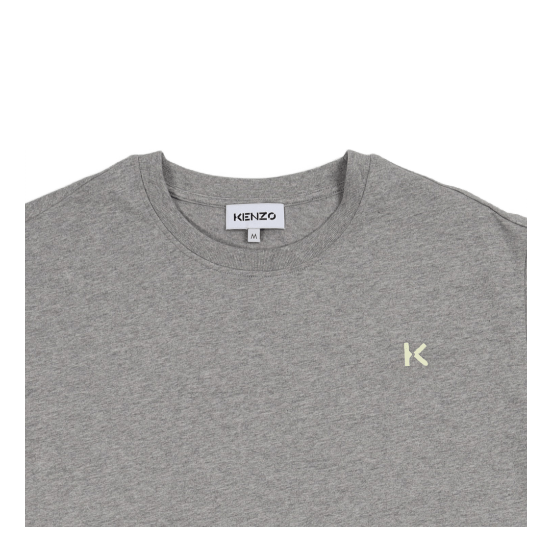 Dual Material T-shirt Dress Pearl Grey