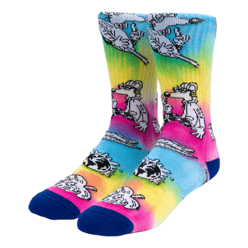 Steven Harrington Td Crew Sock Tie Dye