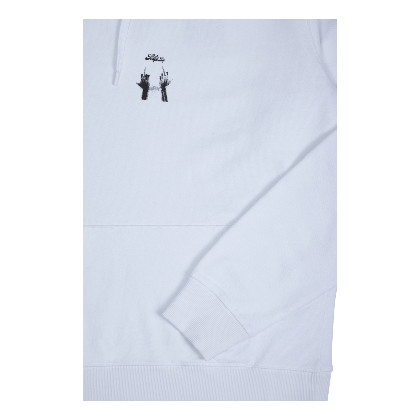 Felpa/hoodie Middlefingers B&w