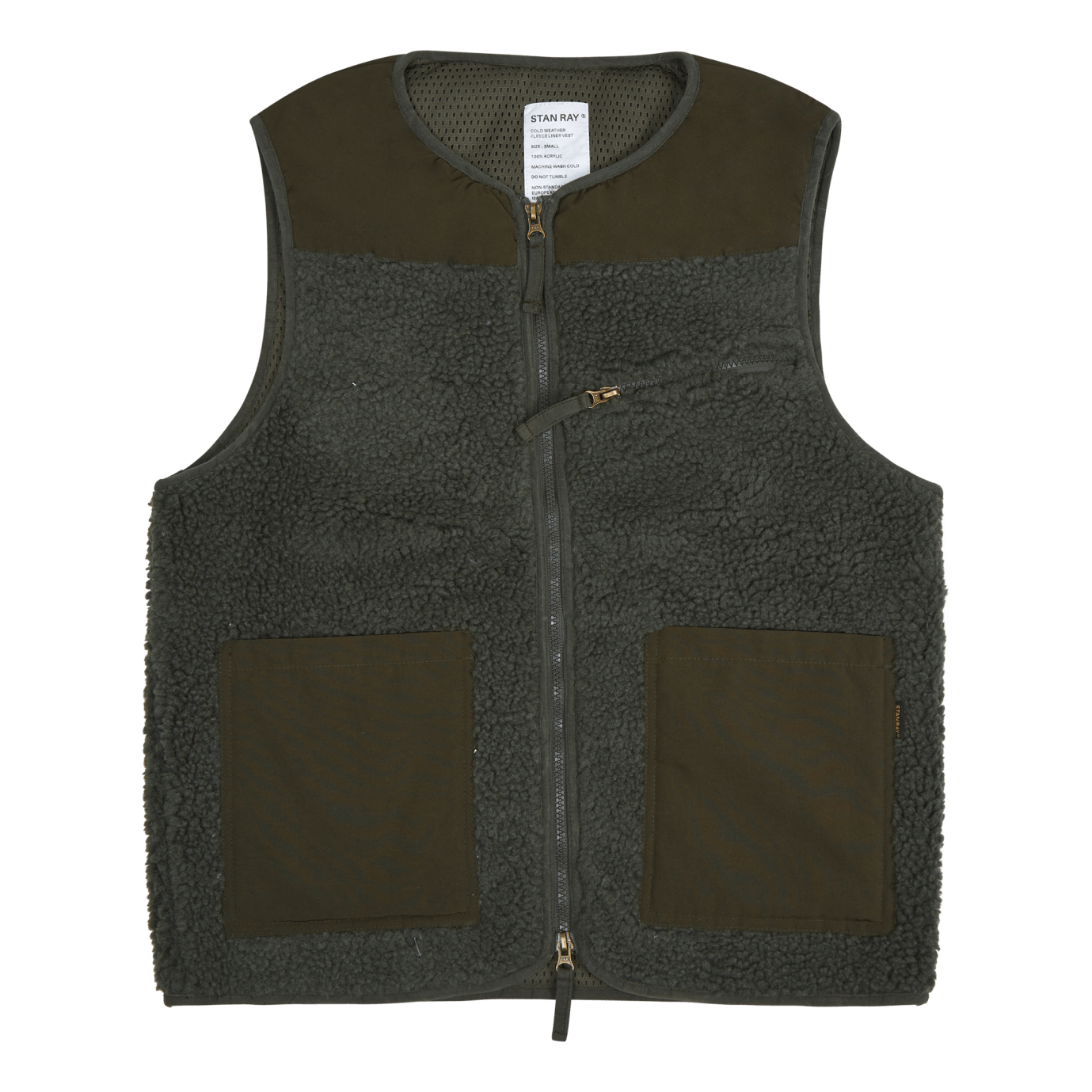 Fleece Layer Vest Olive