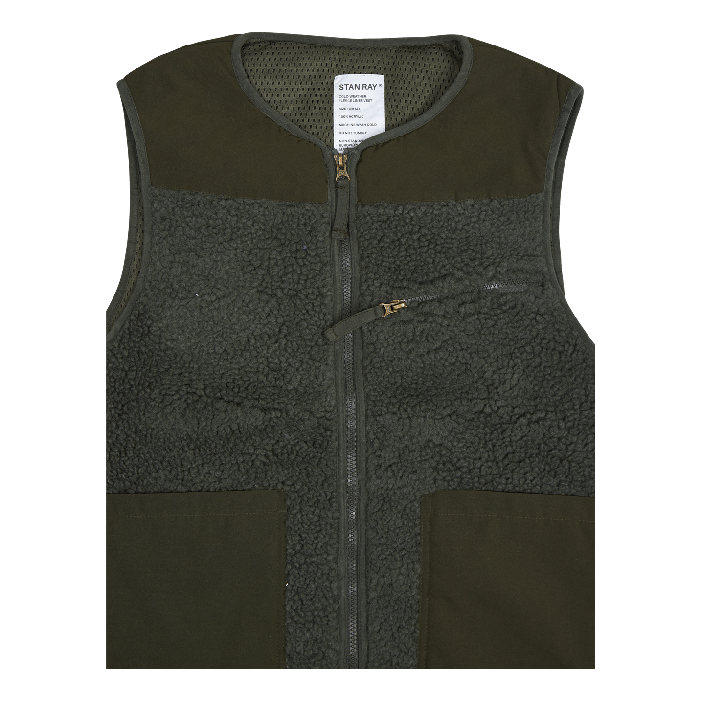 Fleece Layer Vest Olive