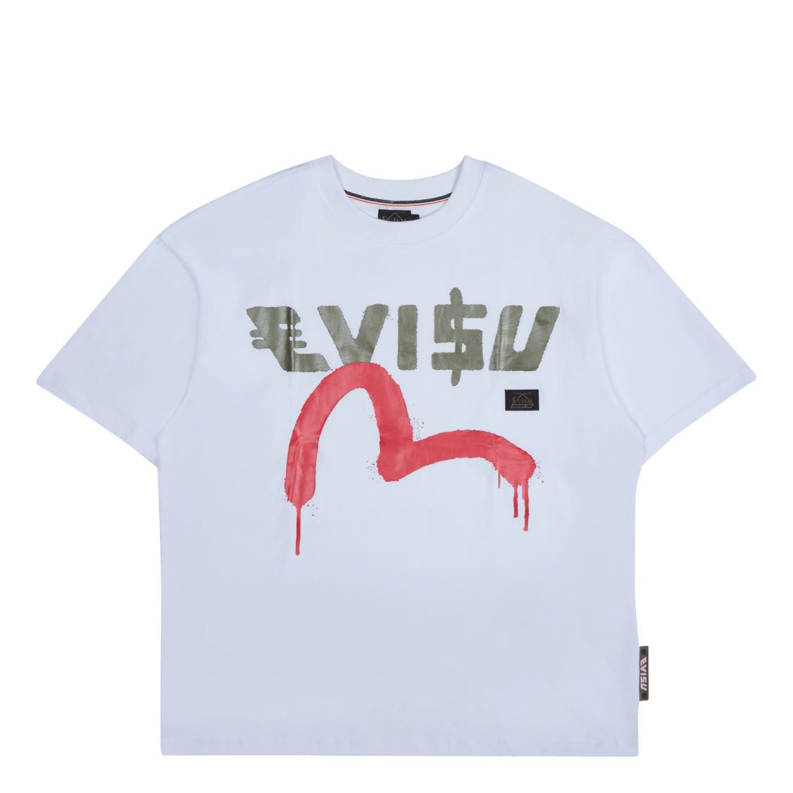 Evisu X Sfera Ebbasta Graffiti White