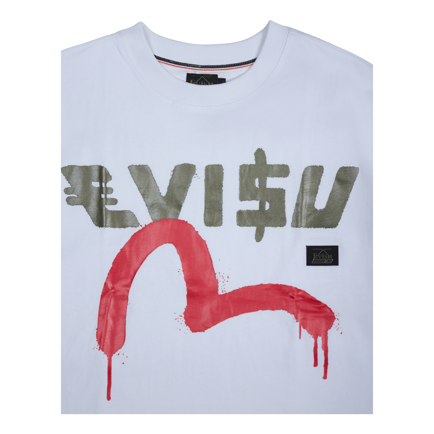 Evisu X Sfera Ebbasta Graffiti White