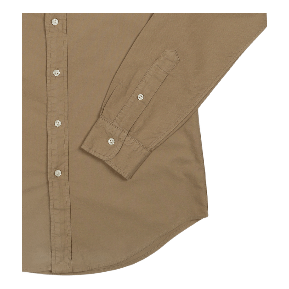 Custom Fit Garment-Dyed Oxford Shirt Surrey Tan