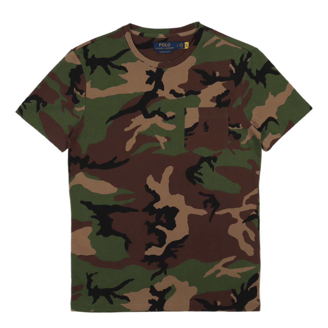 Custom Slim Fit Camo Pocket T-Shirt Surplus Camo