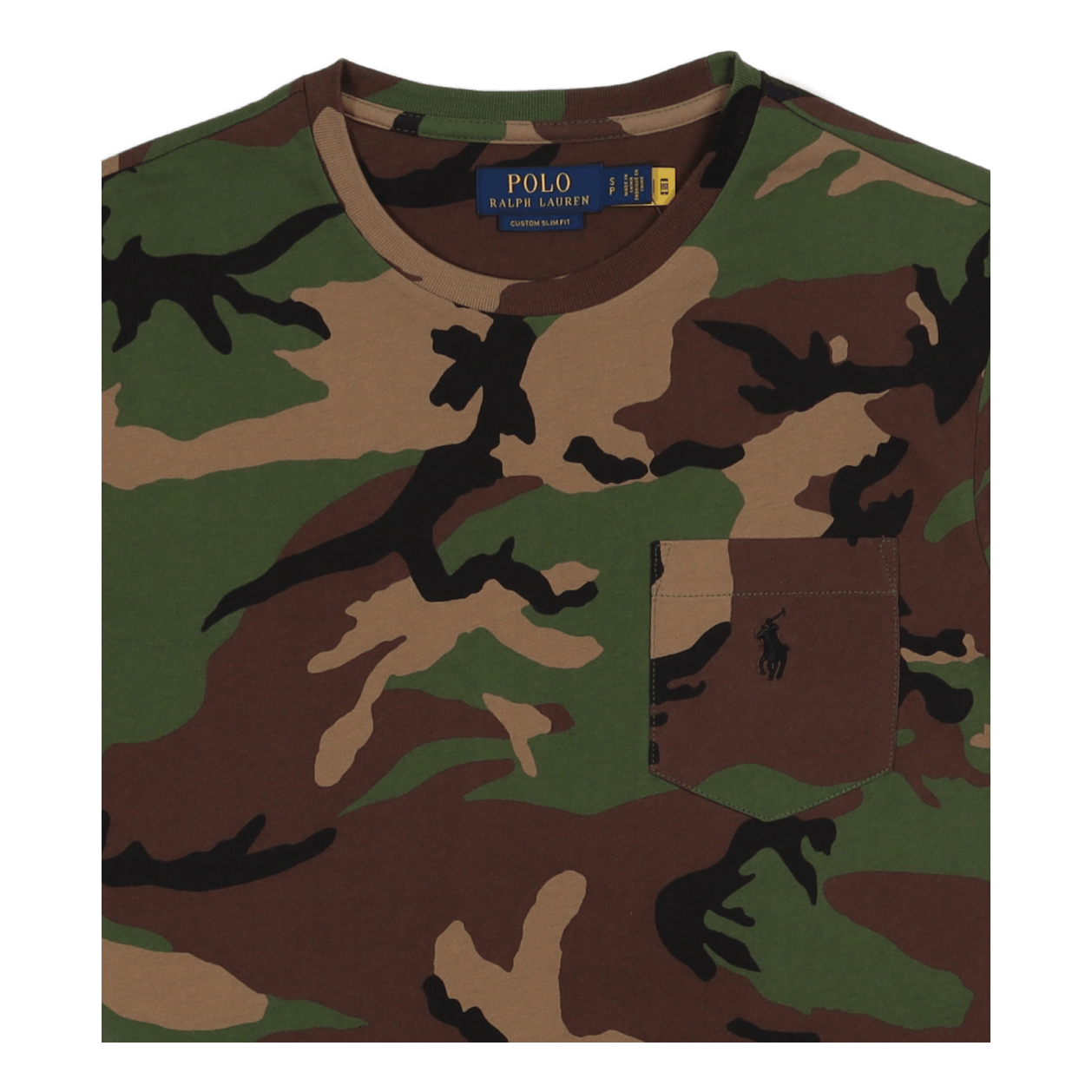 Custom Slim Fit Camo Pocket T-Shirt Surplus Camo