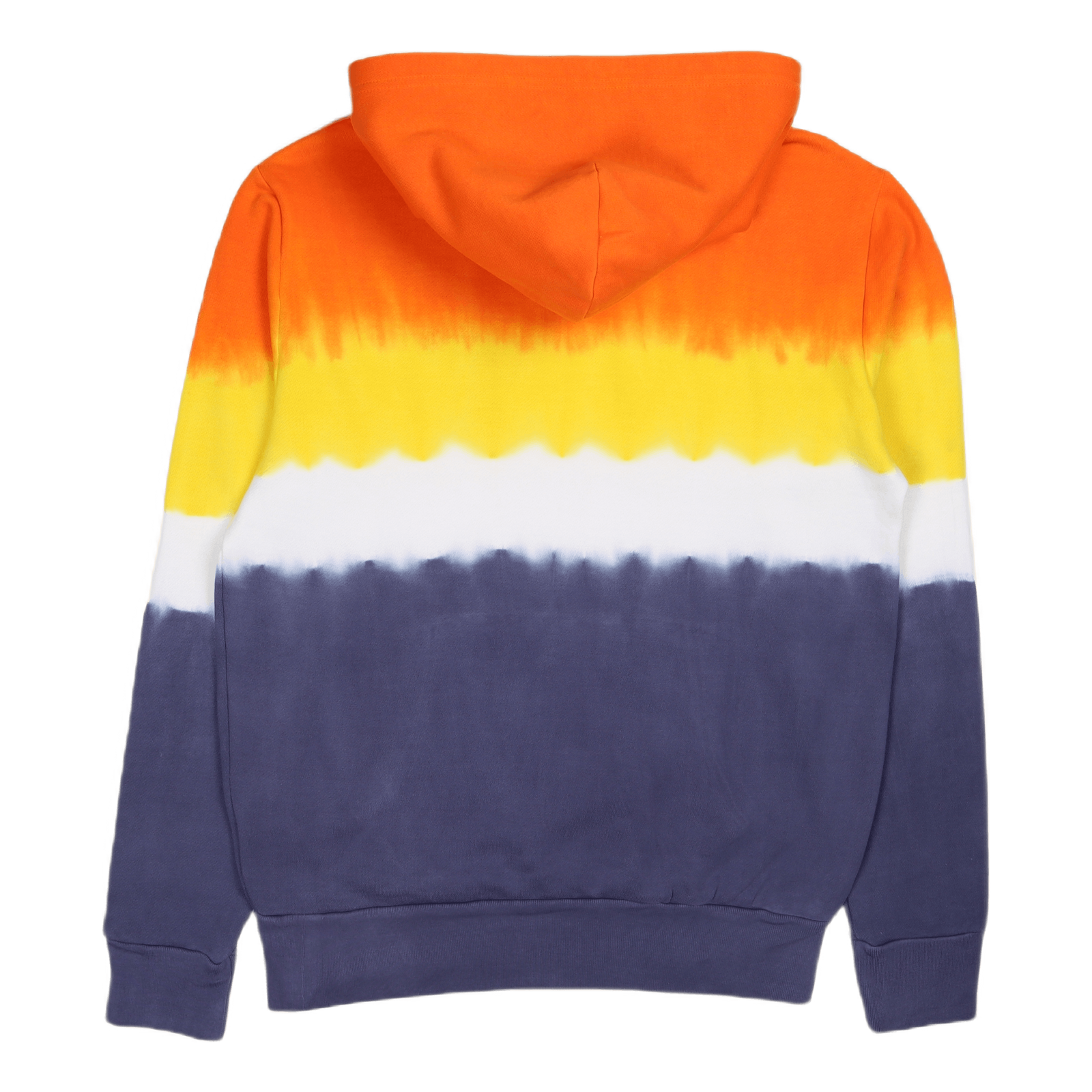Tie-Dye Fleece Hoodie Bright Signal Orange Multi