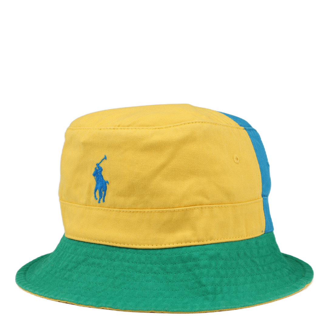 Color-Blocked Chino Bucket Hat Pacific Royal/Yellowfin/ Multi