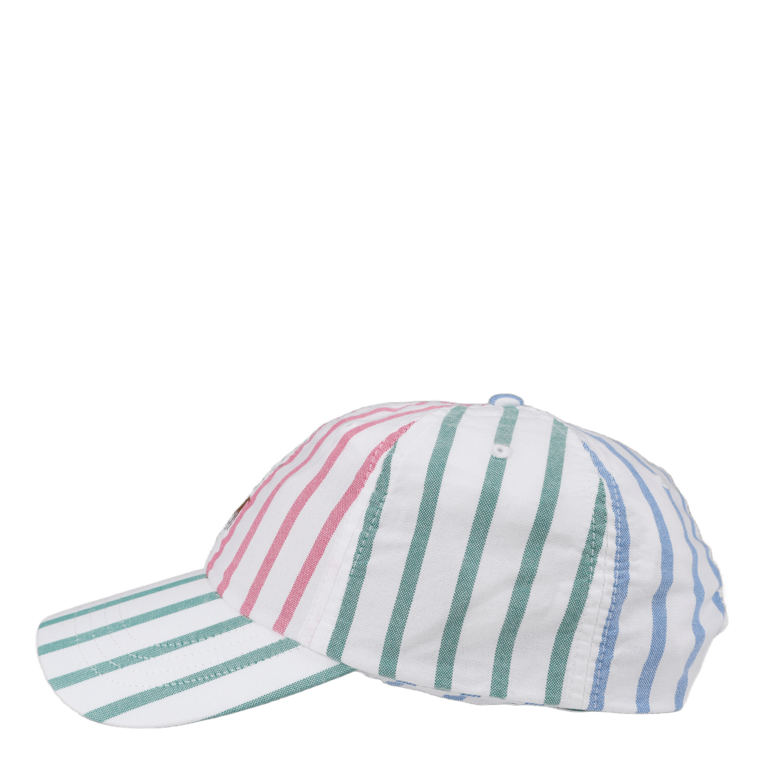 Cotton Chino Ball Cap Oxford Stripe Multi