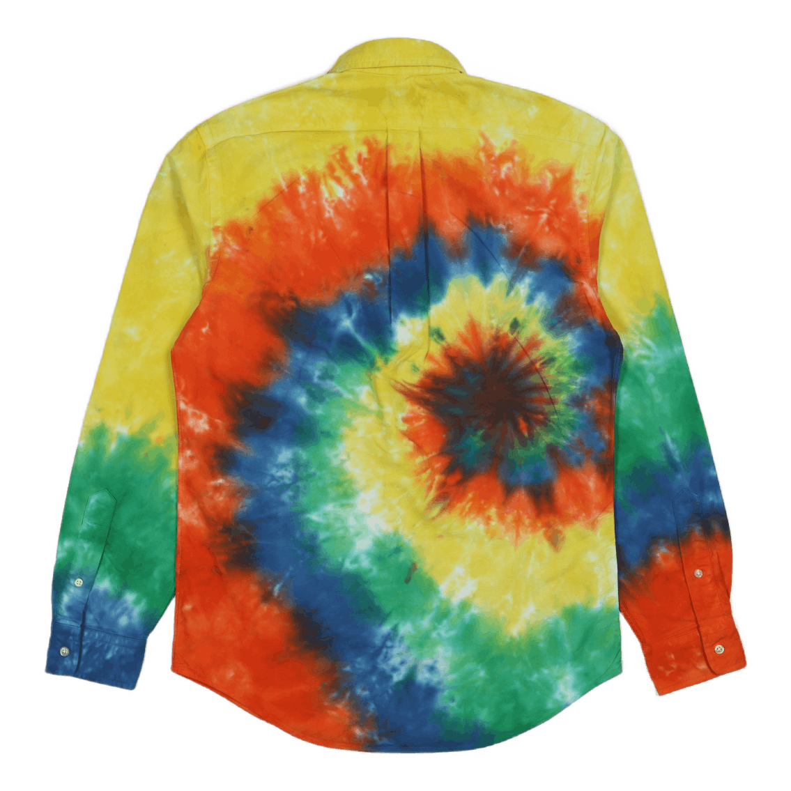 Custom Fit Tie-Dye Oxford Shirt 5626 Blue/Green Tie Dye Multi