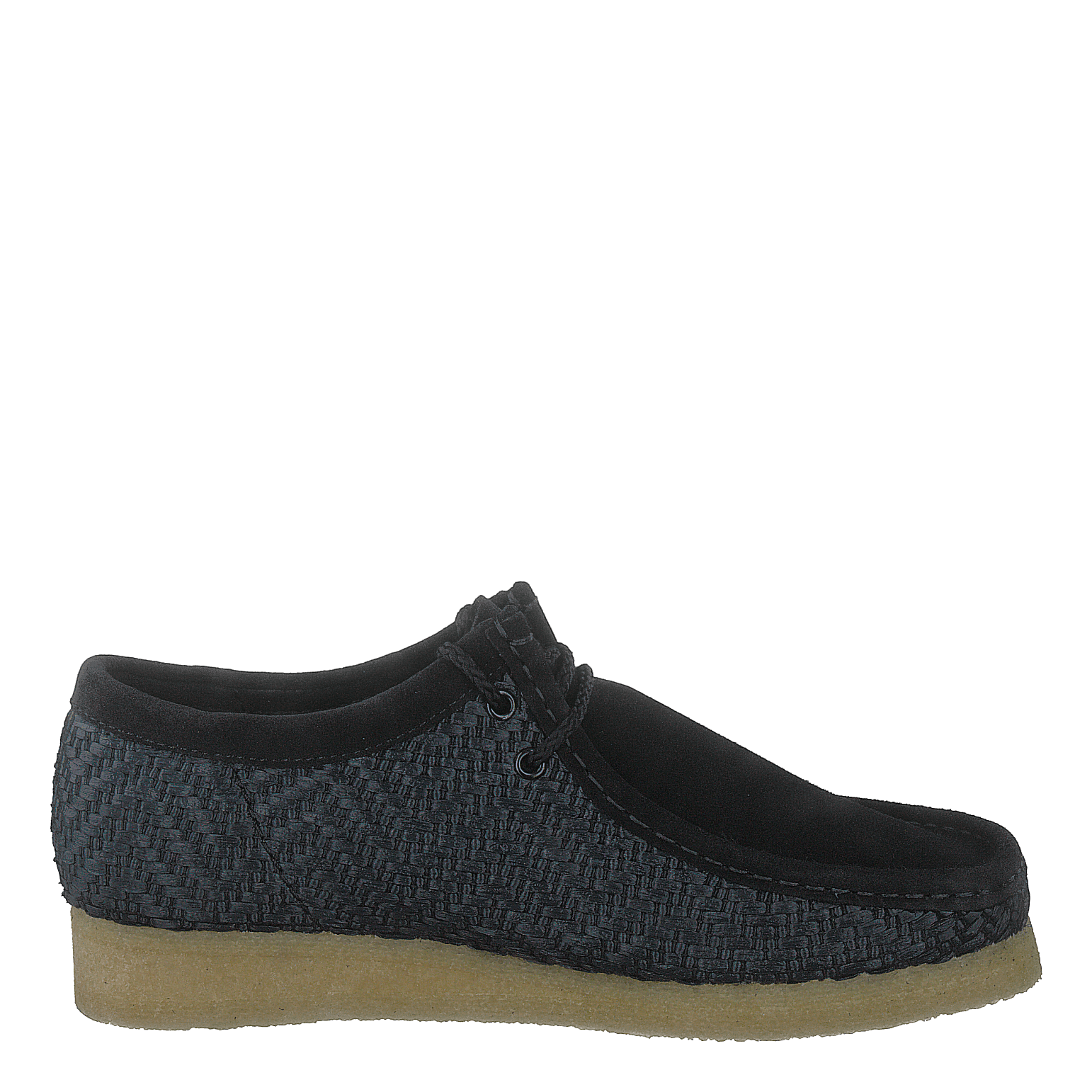 Wallabee Black Raffia