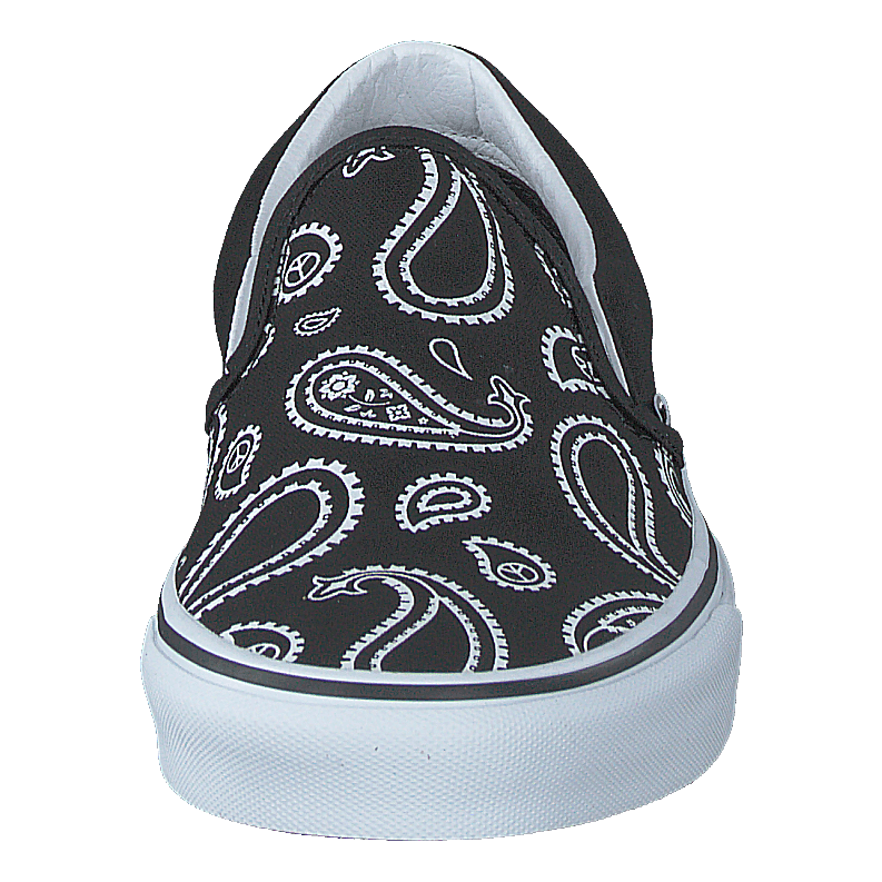 Ua Classic Slip-on (peace Paisley) Blk/trwht