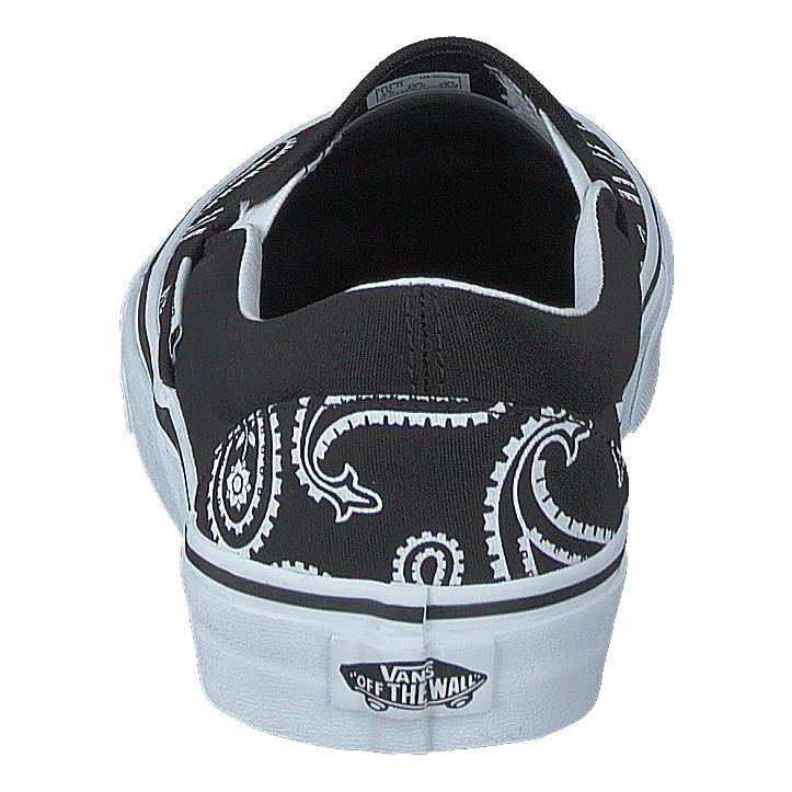 Ua Classic Slip-on (peace Paisley) Blk/trwht