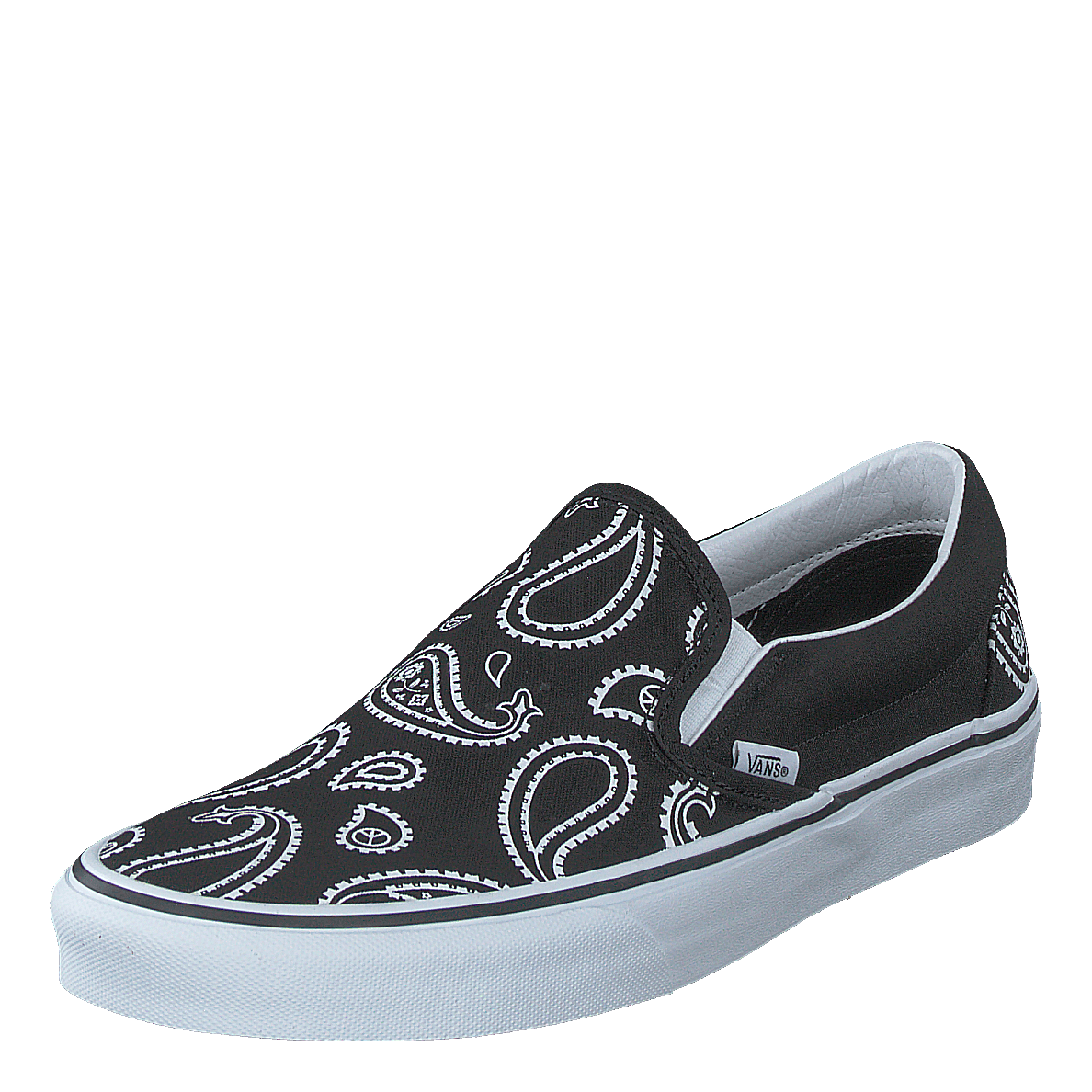 Ua Classic Slip-on (peace Paisley) Blk/trwht