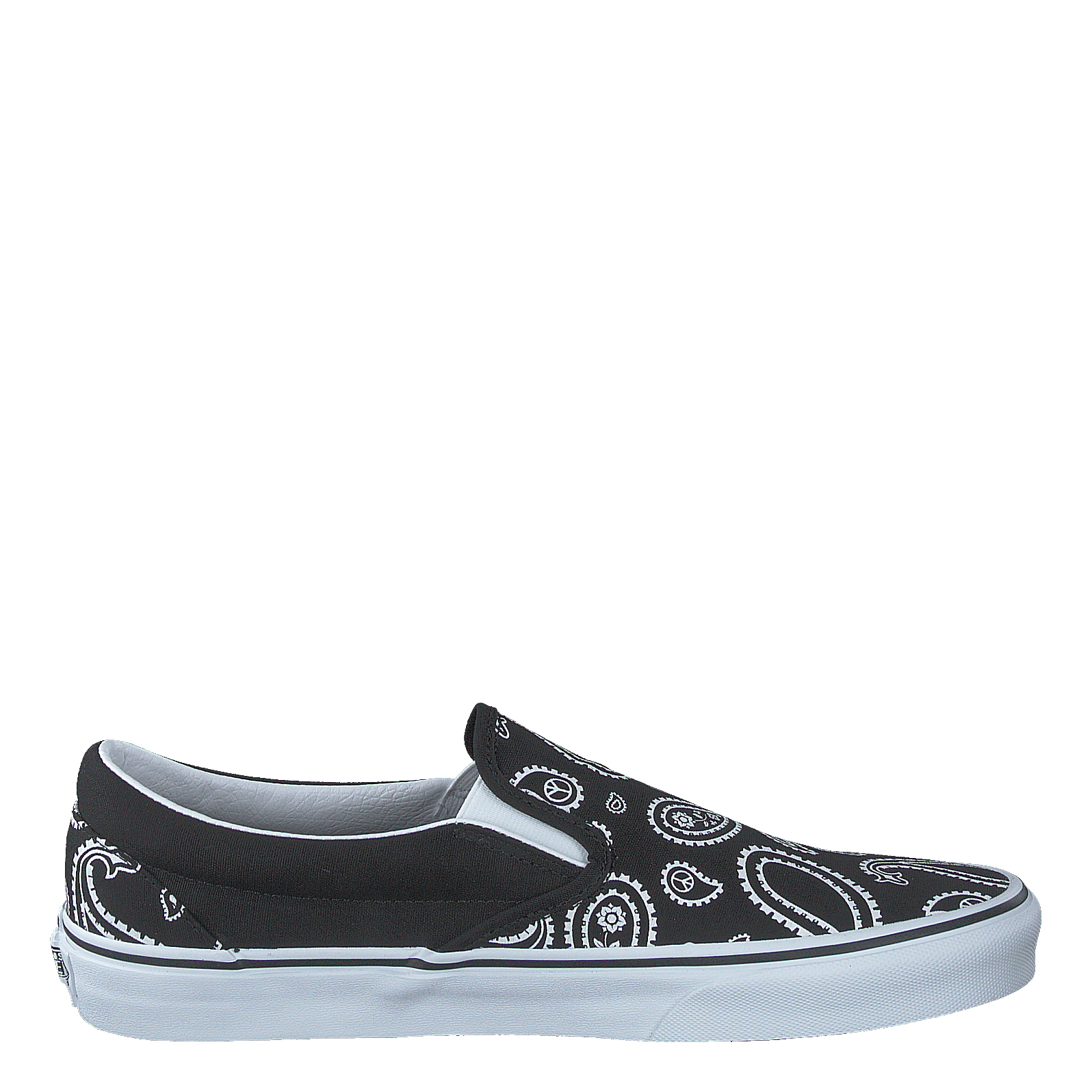 Ua Classic Slip-on (peace Paisley) Blk/trwht