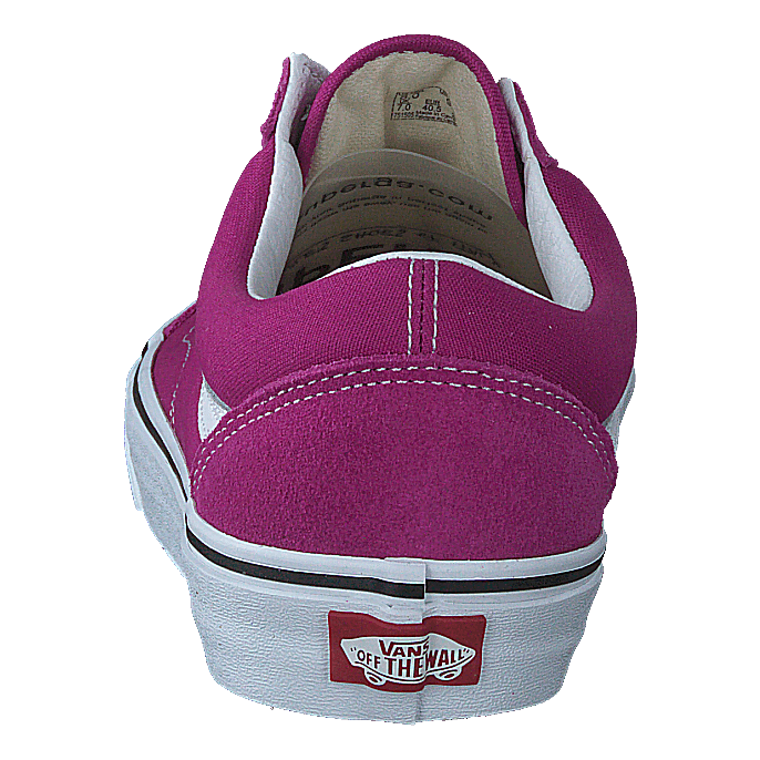 Ua Old Skool Fuchsia Red/true White