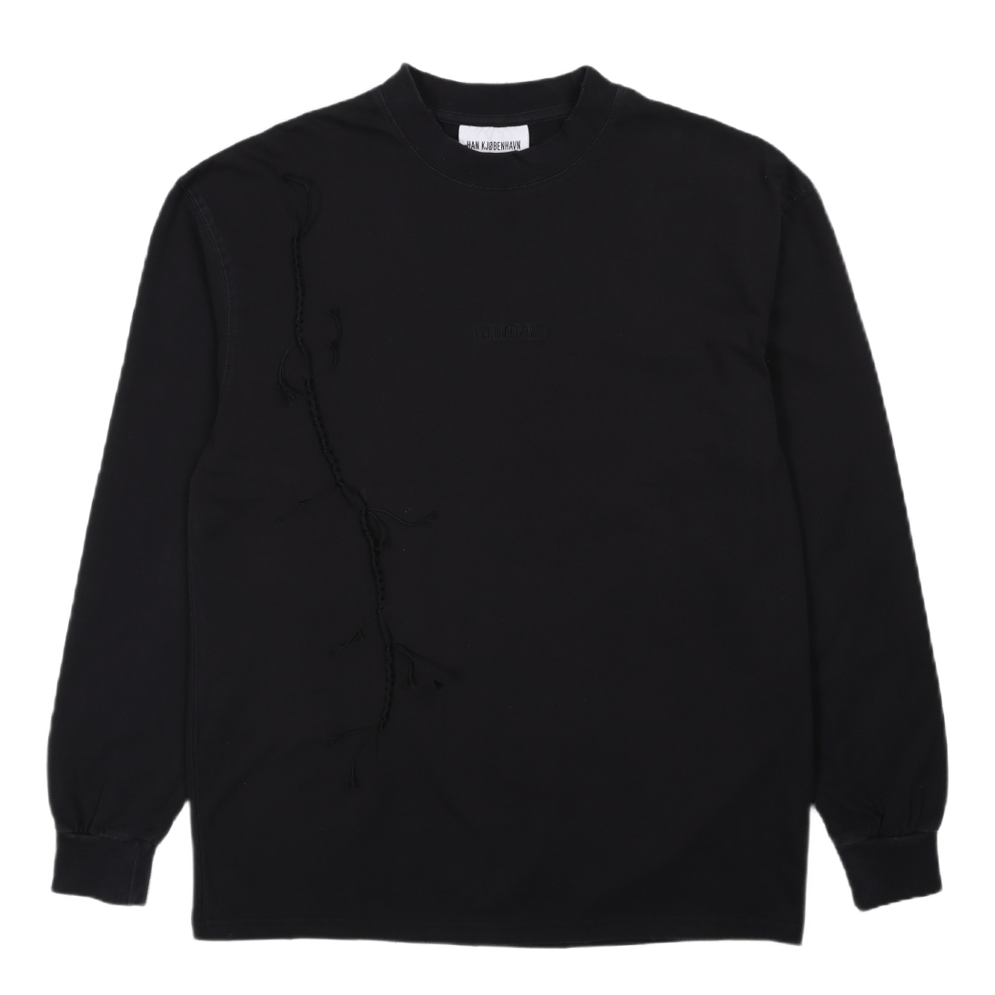 Boxy Tee Long Sleeve Faded Black