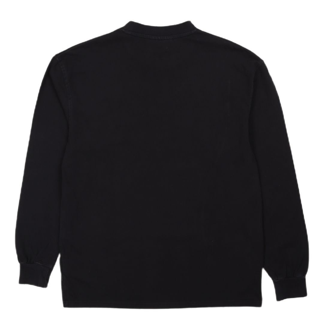 Boxy Tee Long Sleeve Faded Black